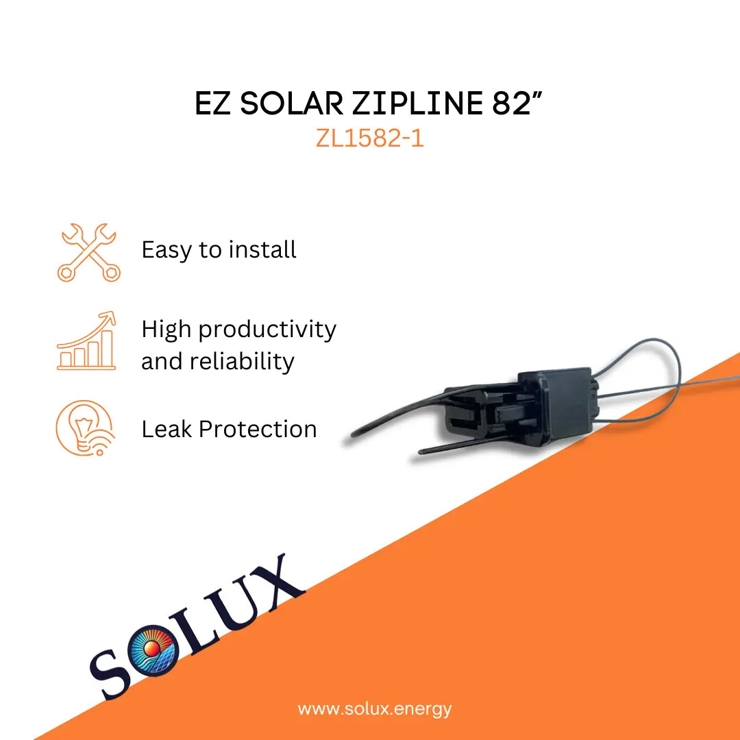 This is an image of EZ Solar ZipLine ZL1582-1 Wire Management